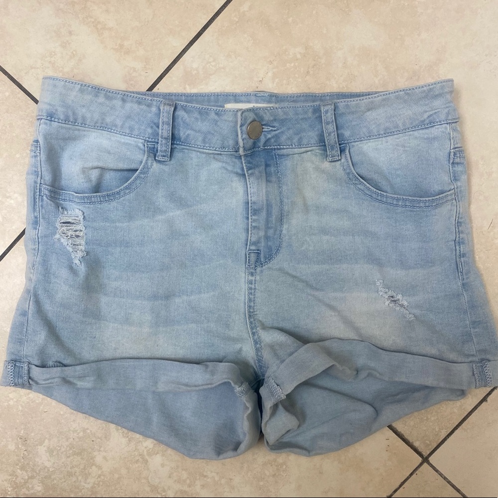 Bullhead stretchy denim shorts